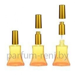 Флакон Франческа 20мл оранжевый (микроспрей золото)