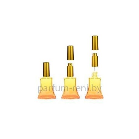Флакон Франческа 20мл оранжевый (микроспрей золото)