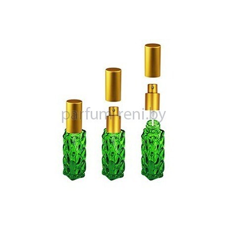 Флакон Гранат 20мл зеленый (спрей люкс золото)