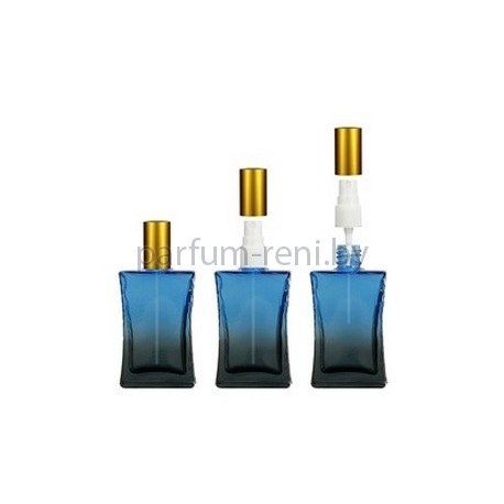 Флакон Да Винчи 50мл синий (спрей полулюкс золото)