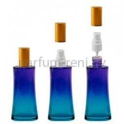 Флакон Ирис 50мл голубой (спрей полулюкс золото)