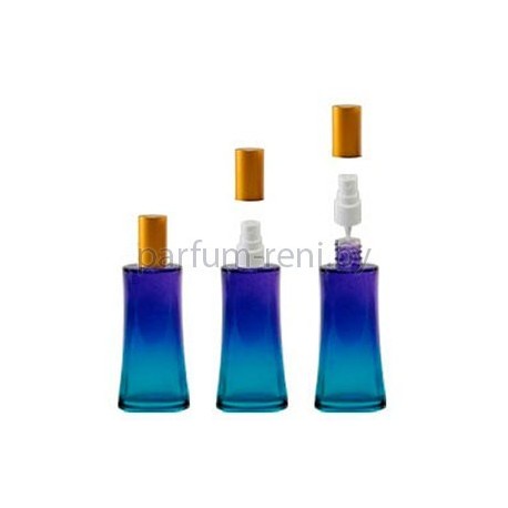 Флакон Ирис 50мл голубой (спрей полулюкс золото)