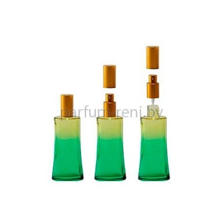 Флакон Ирис 50мл зеленый (спрей люкс золото)
