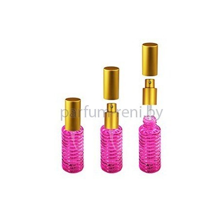 Флакон Спираль 20мл розовый (спрей люкс золото)