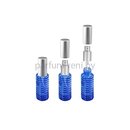 Флакон Спираль 20мл синий (спрей люкс серебро)