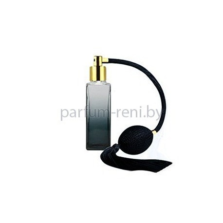 Флакон Гранд 40мл черный (груша с кисточкой золото)