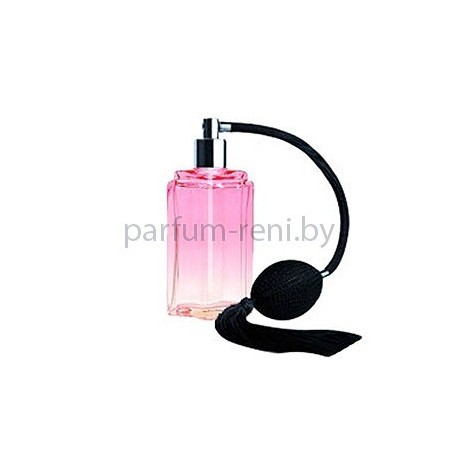 Флакон Микеланджело 25мл розовый (груша с кисточкой серебро)