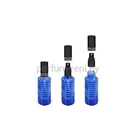 Флакон Спираль 20мл синий (спрей люкс черный)