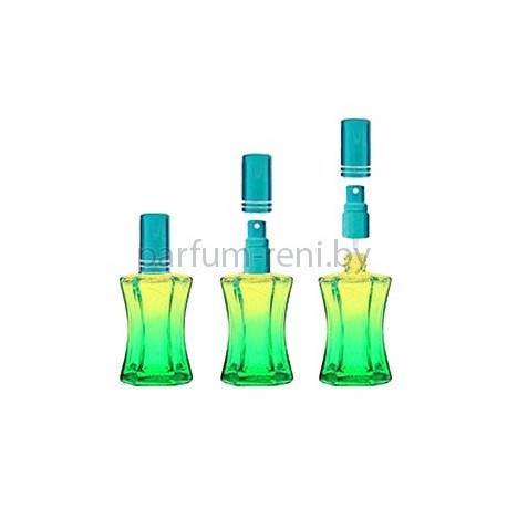 Флакон Призма 20мл зеленый (микроспрей голубой)