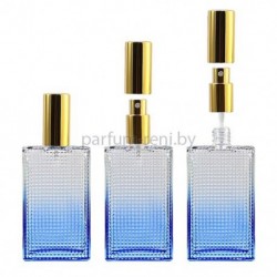 Флакон Престиж 100мл синий (спрей люкс золото)
