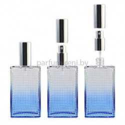 Флакон Престиж 100мл синий (спрей люкс серебро)