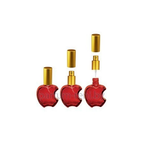 Флакон Эпл 15мл красный (микроспрей золото)
