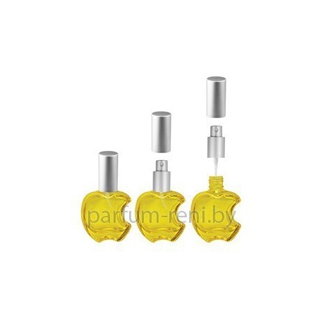 Флакон Эпл 15мл желтый (микроспрей серебро)