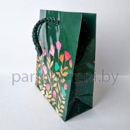 Пакет ламинированный 12*15см зеленый