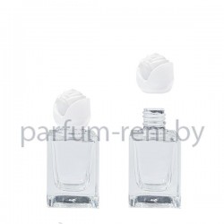 Флакон Кристалл 9мл (крышка роза)