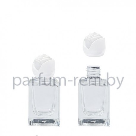 Флакон Кристалл 9мл (крышка роза)