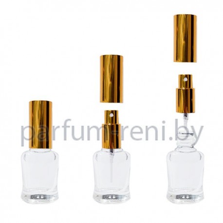 Флакон Лакки 3.5мл (микроспрей золото)