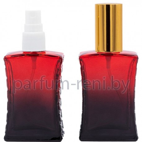 Флакон Да Винчи 50мл красный (спрей полулюкс золото)