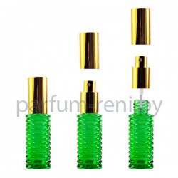 Флакон Спираль 20мл зеленый (спрей люкс золото)