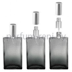 Флакон Престиж 100мл чёрный (спрей люкс серебро)