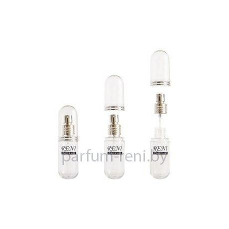 Флакон Капсула пластик лого RENI 50мл серебро
