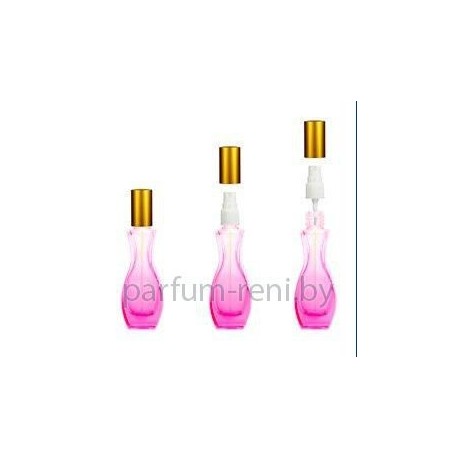 Флакон Грация 30мл розовый (спрей полулюкс серебро)