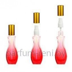 Флакон Грация 30мл красный (спрей полулюкс серебро)